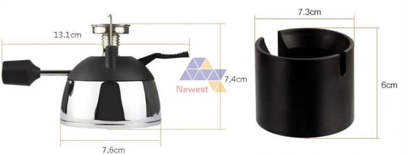 Butane Gas Stove for Camping Portable Mini Gas Burner for Syphon Coffee Maker