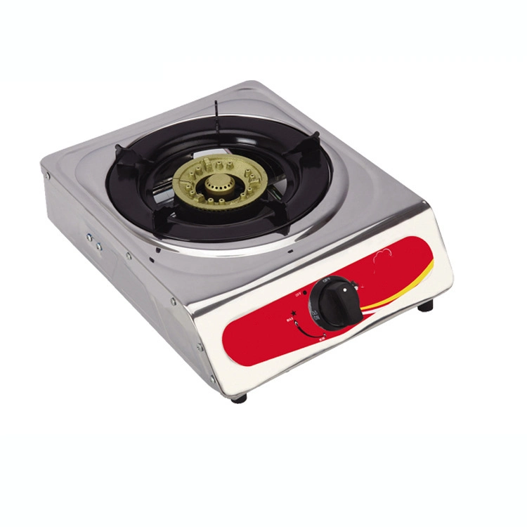 Stainless Steel Portable Low Price Single Burner Table Top Gas Cooker Stove