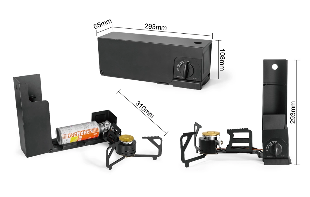Outdoor Camping Portable Foldable Cassette Butane Gas Furnace Stove