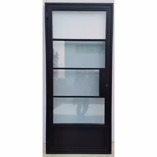 Panel superior de vidrio templado construido